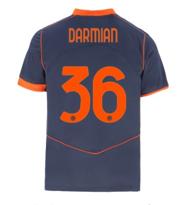 Inter Milan Matteo Darmian #36 Tredjetrøje 2025-26 Kortærmet